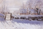 Claude Monet  - Bilder Gemälde - Die Elster