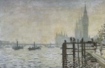 Claude Monet  - paintings - Die Themse und das Parlament