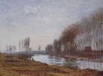 Claude Monet  - paintings - Flussarm bei Argenteuil