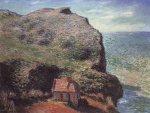 Claude Monet  - Bilder Gemälde - Hütte des Zollwächters in Varengeville