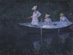 Claude Monet  - Peintures - Dans la barque