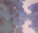 Claude Monet  - Bilder Gemälde - Seinearm bei Giverny
