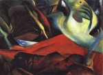 August Macke  - Bilder Gemälde - Der Sturm