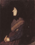 Anna Ancher - Bilder Gemälde - Die blinde Frau Ane Chrestense Nielsdatter