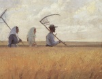 Anna Ancher  - Bilder Gemälde - Erntezeit