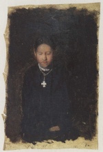 Anna Kristine Ancher  - paintings - Marie Dalsgaard im schwarzen Kleid
