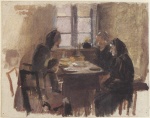 Anna Ancher  - Bilder Gemälde - Tischgebet