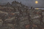 Hans Baluschek - paintings - Auf der Suche