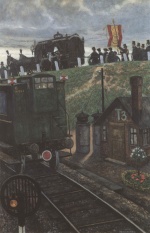 Hans Baluschek - Bilder Gemälde - Der letzte Wagen