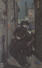 Hans Baluschek - Bilder Gemälde - Heimweg