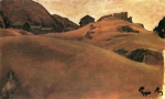 Albin Egger Lienz - Peintures - Paysage alpin dans la vallée Oetztal