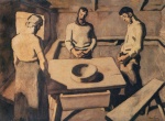 Albin Egger Lienz - paintings - Das Tischgebet
