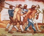 Albin Egger Lienz - paintings - Der Totentanz