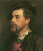 Franz von Defregger  - Bilder Gemälde - Portrait eines Bauern