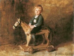 Franz von Defregger  - Bilder Gemälde - Sohn Hermann