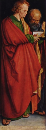 Albrecht Dürer - Bilder Gemälde - Die Heiligen Johannes und Petrus