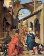 Albrecht Dürer - Bilder Gemälde - Geburt Christi