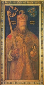 Albrecht Dürer  - Bilder Gemälde - Kaiser Karl der Große