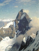 Eugen Bracht - Bilder Gemälde - Das Matterhorn von Westen