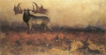 Eugen Bracht - Bilder Gemälde - Der Gewaltige der Urzeit