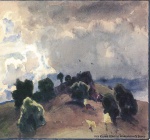 Eugen Bracht - paintings - Der kleine Bruehl bei Hedenheim