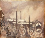 Eugène Bracht  - Peintures - Usine Kriebstein, Niethammer