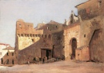 Eugen Bracht  - Bilder Gemälde - Porta Torlaro zu Albenga