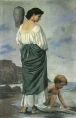 Anselm Feuerbach - paintings - Am Strande