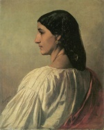 Anselm Feuerbach  - Bilder Gemälde - Nanna