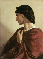 Anselm Feuerbach  - Bilder Gemälde - Nanna