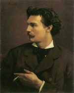 Anselm Feuerbach  - Bilder Gemälde - Selbstbildnis