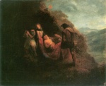 Anselm Feuerbach  - Bilder Gemälde - Siegfrieds Tod
