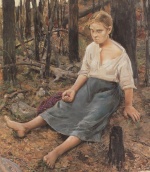 Akseli Gallen Kallela  - paintings - Verlaufen