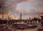 Eduard Gaertner - paintings - Berliner Schlossbruecke