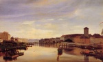 Eduard Gaertner - paintings - Blick spreeabwaerts von der Jannowitzbruecke aus