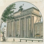 Eduard Gaertner - paintings - Brandenburger Tor