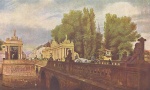 Eduard Gaertner - Bilder Gemälde - Die Königsbrücke in Berlin