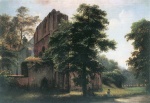 Eduard Gaertner - paintings - Klosterruine Lehnin