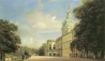 Eduard Gaertner  - Bilder Gemälde - Schloss Charlottenburg von der Gartenseite