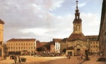 Eduard Gaertner  - Bilder Gemälde - Spittelmarkt