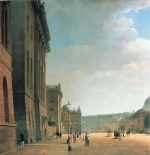 Eduard Gaertner  - paintings - Unter den Linden mit Denkmal Friedrichs II