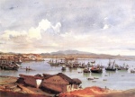 Eduard Hildebrandt - Bilder Gemälde - Panorama von Rio de Janeiro aufgenommen von der Ilha das Cobras