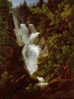 Joseph Anton Koch - paintings - Wasserfall