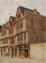 Charles Théodore Reiffenstein - Peintures - La maison natale de Goethe avant la transformation