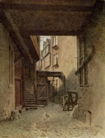 Carl Theodor Reiffenstein - paintings - Kleiner Hof in der Wildemannsgasse