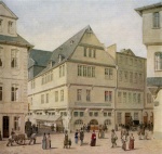 Carl Theodor Reiffenstein - paintings - Neue Kräme 15, Grosse Sandgasse 2