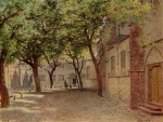 Carl Theodor Reiffenstein - paintings - Noerdliche Langhauswand der Leonskirche