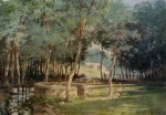 Charles Théodore Reiffenstein - Peintures - Fontaine Stump à la maison forestière