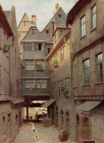 Charles Théodore Reiffenstein - Peintures - Ruelle  Tuchgaden