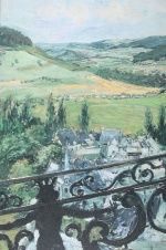 Robert Sterl - Bilder Gemälde - Blick vom Schloss Ramholz in Hessen